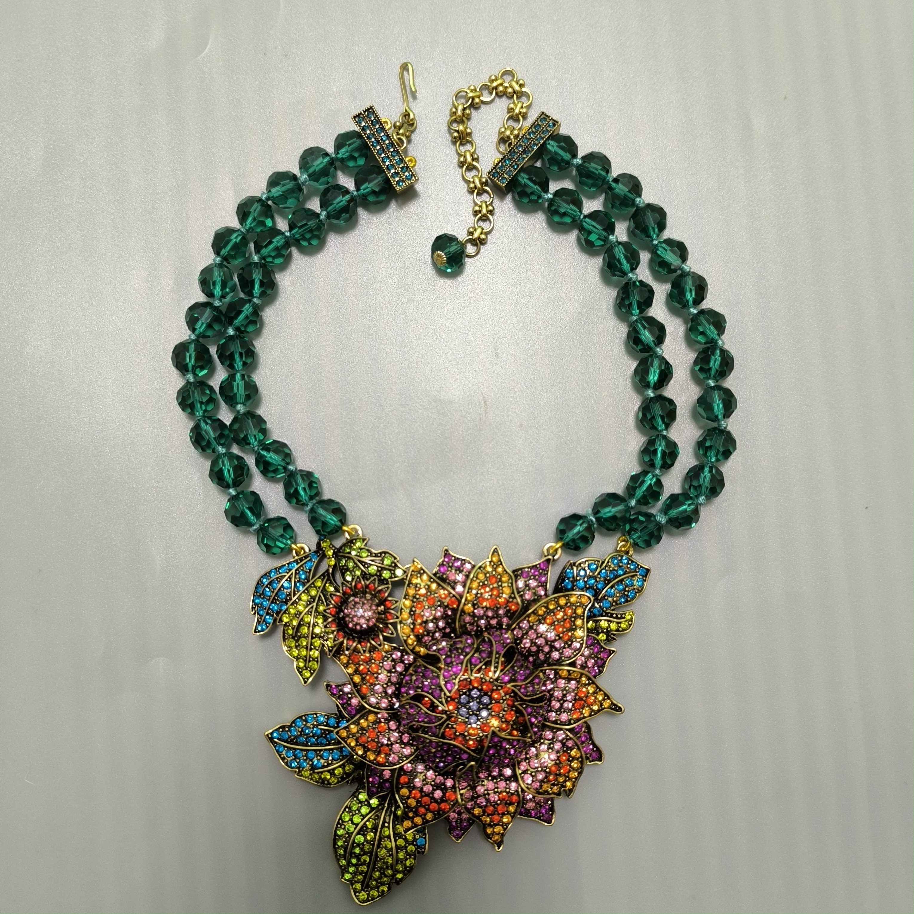 2024 new design fashion fancy grace sunflowers necklace