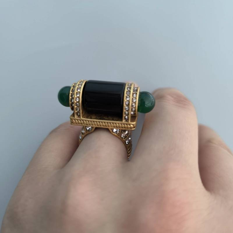 personality artificial diamonds ring for man lady