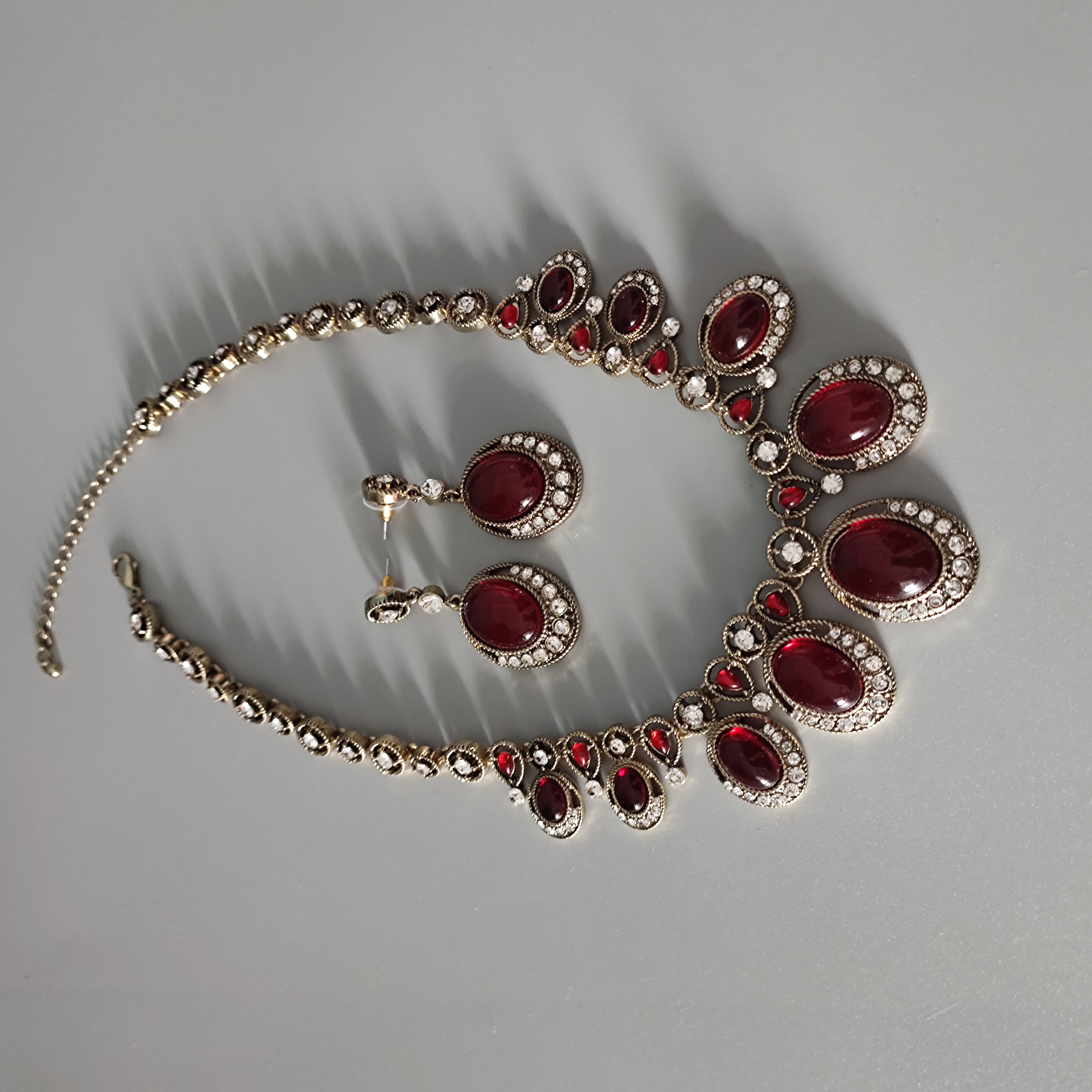 Europe style upgrade necklace & earrings set