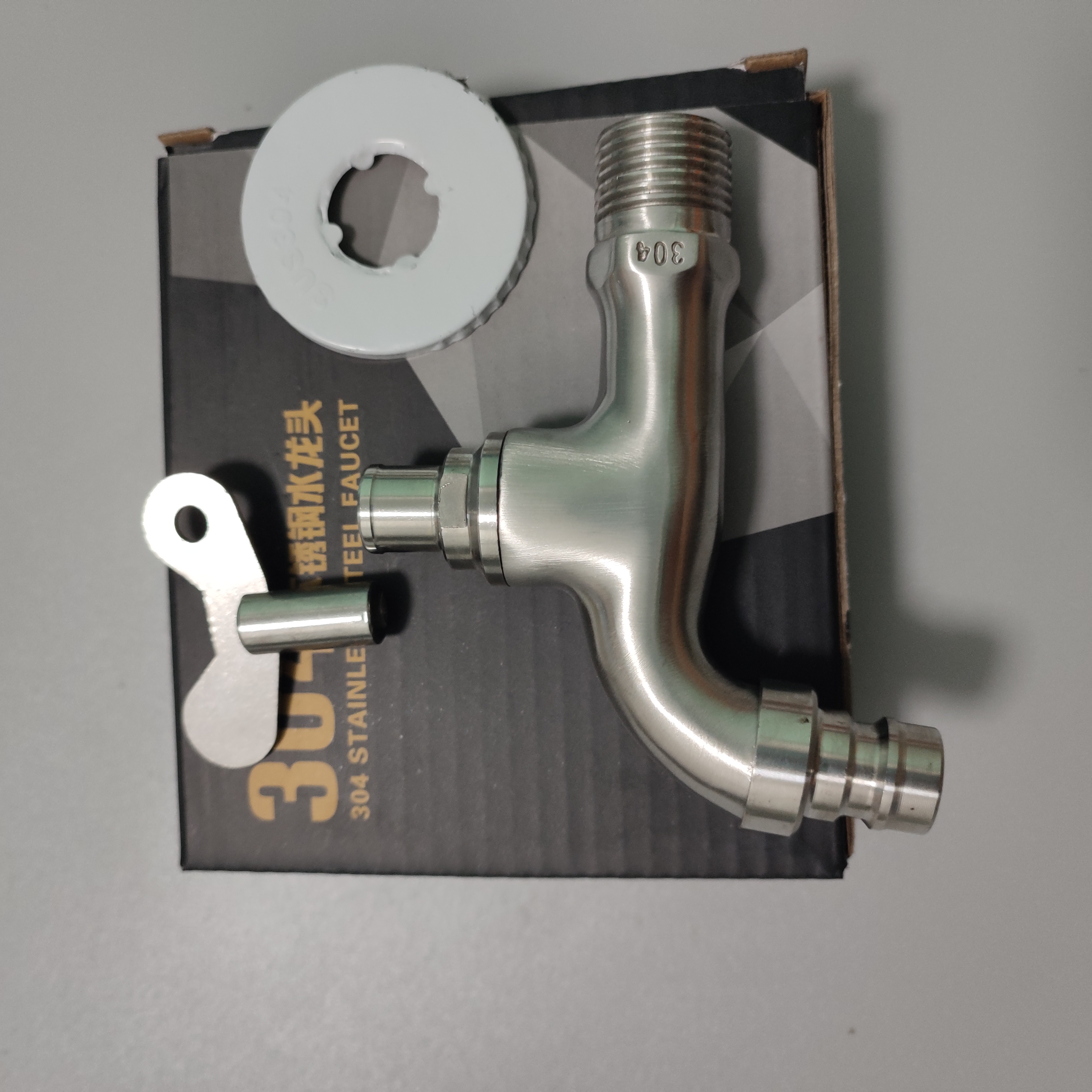 stainless good quality slow on faucet basin tap