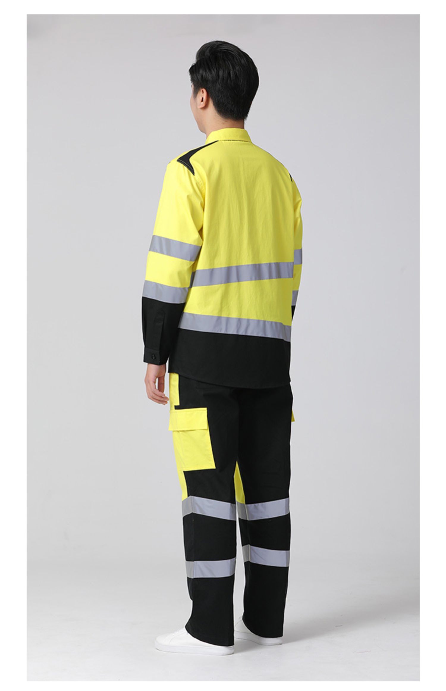 cottont fabric light refective security uniform miner factory worker uniform customized workwear factory OEM