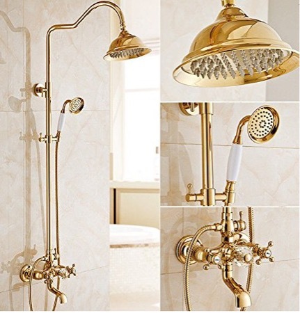 Upgrade dual outlets sliver chrome color family show faucet